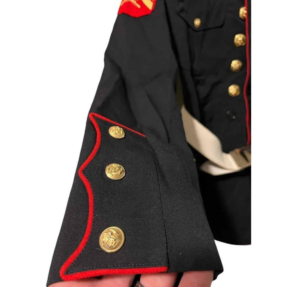USMC‎ US MARINE CORPS DRESS BLUES JACKET 18” CHEST 1976 Military USA VTG